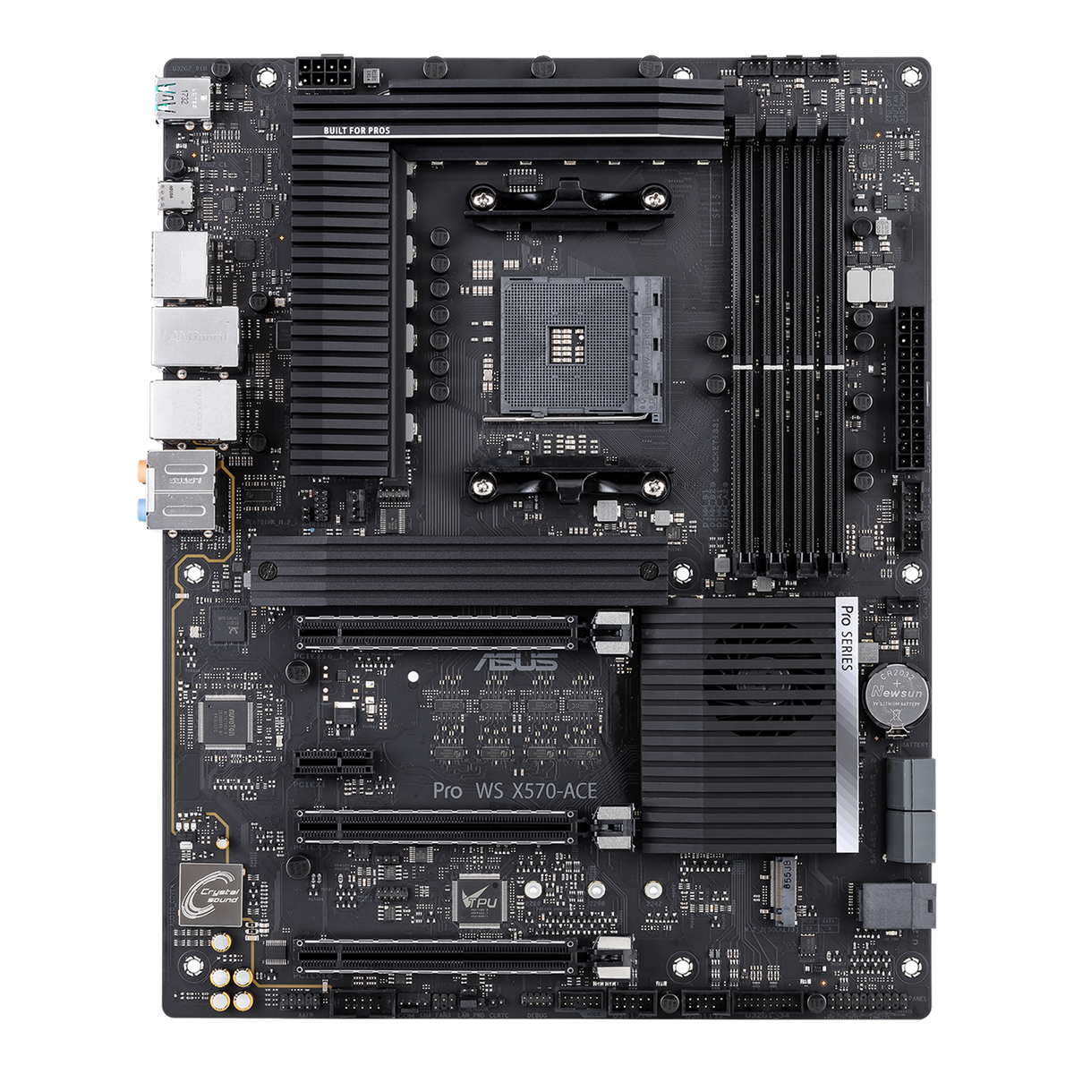Pro-WS-X570-ACE Asus ATX AMD Ryzen Series Processors DDR4 Socket AM4 Workstation Motherboard