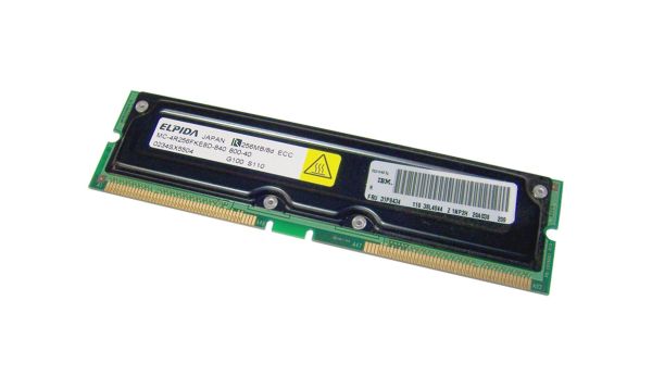 31P8434 IBM 256MB DDR2-800 MHz PC2-6400 ECC Registered CL6 240-Pin DIMM 1.8V Memory Module