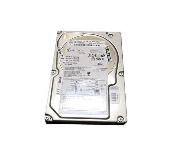 32P0760 IBM 146.8GB 10000RPM Ultra-160 SCSI 3.5-inch Hard Drive