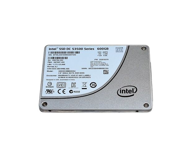 342-5377 Dell 600GB MLC SATA 3Gb/s Read Intensive 3.5-inch Solid State Drive Hybrid Kit