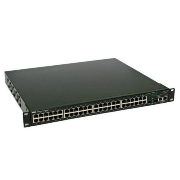 3548P Dell PowerConnect 3500 Series 3548P 48 x Ports 10/100Base-T PoE + 2 x Ports Gigabit Shared SFP + 2 x Ports 10/100/1000Base-T Fast Ethernet Rack-Mountable 1U Layer 3 Managed Network Switch