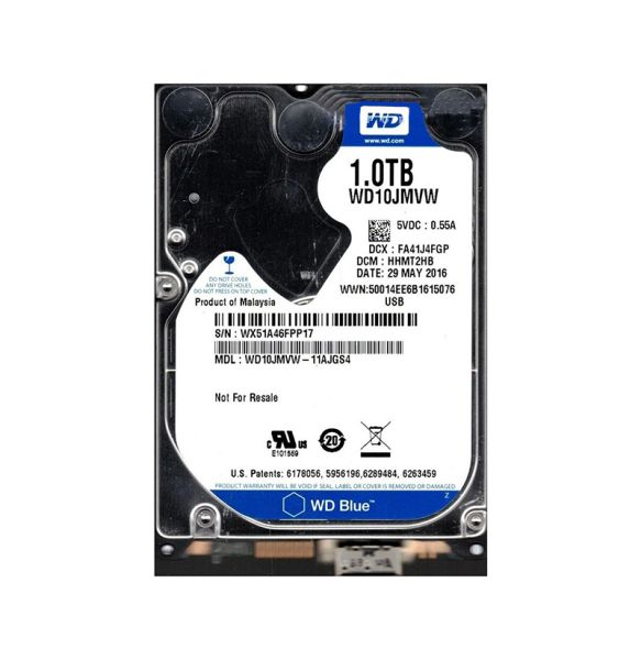 WD10JMVW-11AJGS4 Western Digital 1TB 5400RPM USB 3.0 8MB Cache 2.5-inch External Hard Drive