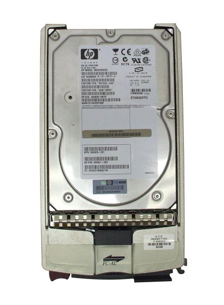 364618-B22 HP 300GB 10000RPM Fiber Channel 2GB/s 3.5-inch Hard Drive