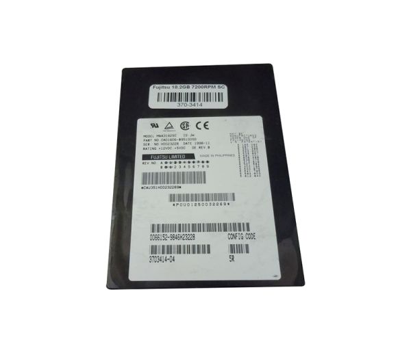370-3414 Sun 18.2GB 7200RPM Ultra-160 SCSI Hot-Pluggable Single-Ended 80-Pin 3.5-inch Hard Drive