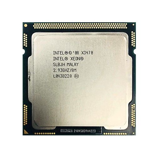 374-13079 Intel Xeon X3470 Quad-Core 2.93GHz 2.50GT/s DMI 8MB L3 Cache Socket LGA1156 Processor