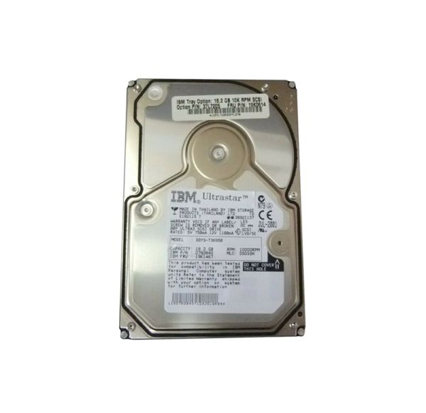 37L7205 IBM 18.2GB 10000RPM Ultra-160 SCSI Hot-Swappable 80-Pin3.5-inch Hard Drive
