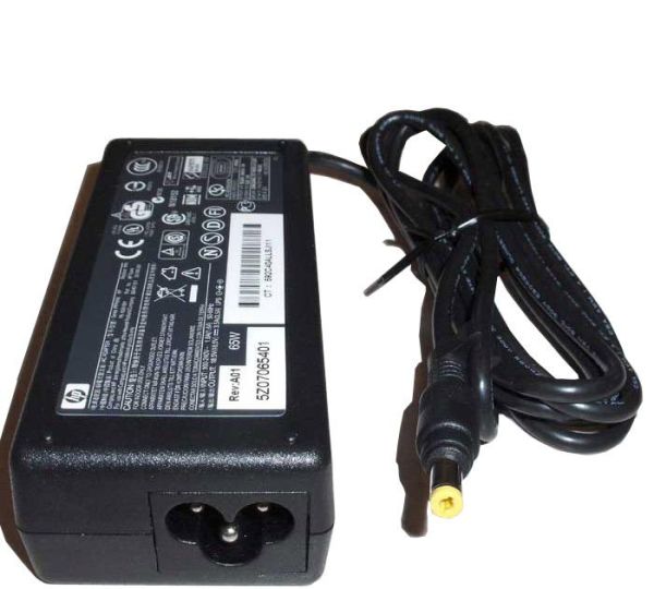 381090-001 HP 65-Watts 100-240V AC 50-60Hz Power Adapter for Pavilion/Presario Notebook