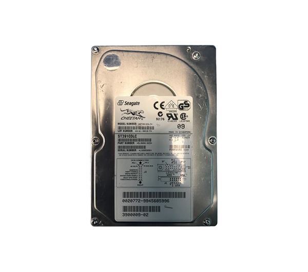 390-0009-02 Sun 9.1GB 10000RPM Ultra-2 Wide SCSI Hot Swap LVD 80-Pin 3.5-inch Hard Drive