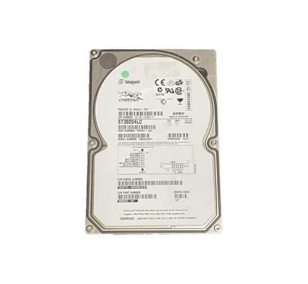 390-0037 Sun 9.1GB 10000RPM Ultra-Wide SCSI Hot-Pluggable 80-Pin 3.5-inch Internal Hard Drive