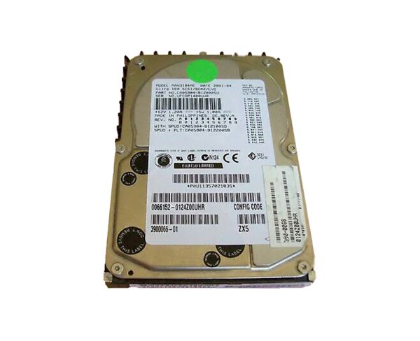 390-0066-01 Sun 18.2GB 10000RPM Ultra-160 SCSI LVD Hot-Pluggable 80-Pin 3.5-inch Hard Drive