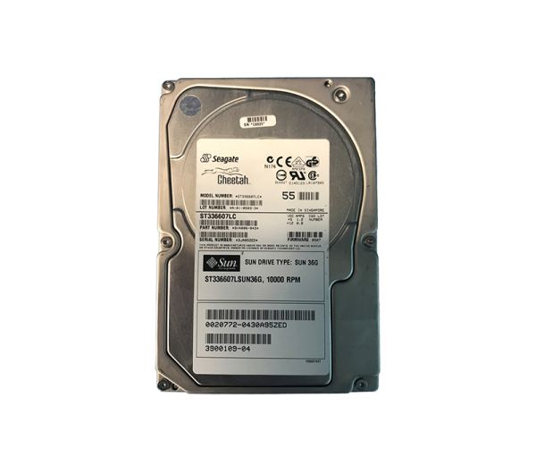 390-0109-03 Sun 36.4GB 10000RPM Ultra-320 SCSI LVD Hot-Pluggable 80-Pin 3.5-inch Hard Drive