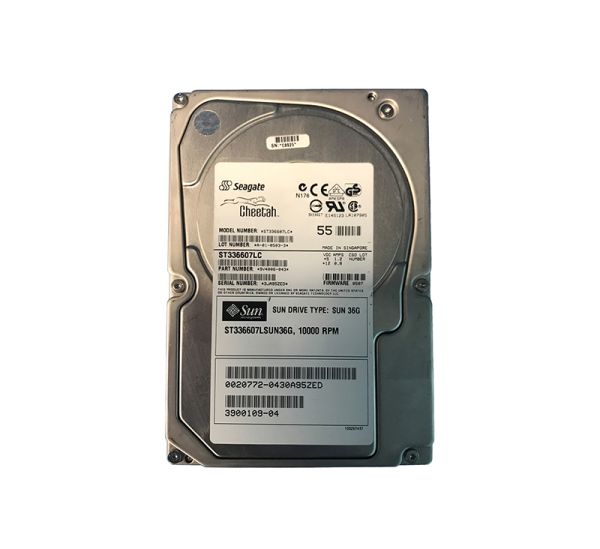 390-0109 Sun 36.4GB 10000RPM Ultra-320 SCSI LVD Hot-Pluggable 80-Pin 3.5-inch Hard Drive