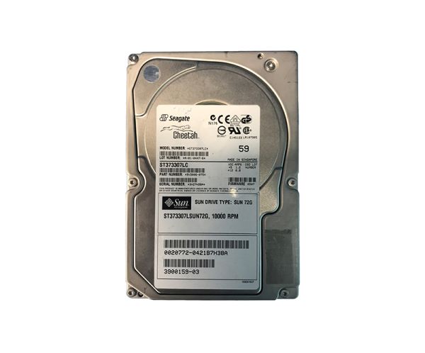 390-0159 Sun 73GB 10000RPM Ultra-320 SCSI LVD Hot-Pluggable 80-Pin 3.5-inch Hard Drive