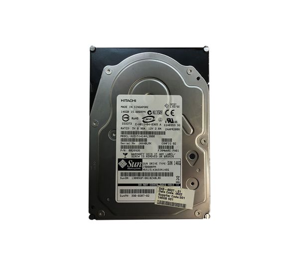 390-0207-01 Sun 146GB 15000RPM Ultra-320 SCSI LVD Hot-Pluggable 80-Pin 3.5-inch Hard Drive