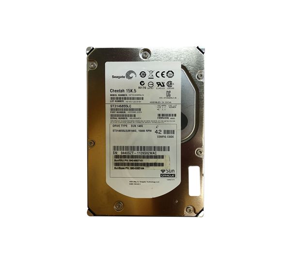390-0327-03 Sun 146GB 15000RPM Ultra-320 SCSI Hot-Pluggable LVD 80-Pin 3.5-inch Hard Drive