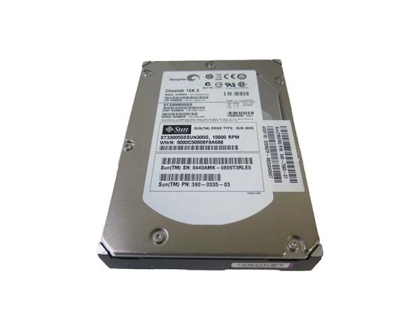 390-0335-04 Sun 300GB 15000RPM SAS 3Gb/s 3.5-inch Hard Drive