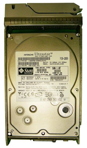 390-0381-03 Sun 1TB 7200RPM SATA 3GB/s 32MB Cache 3.5-inch Hard Drive