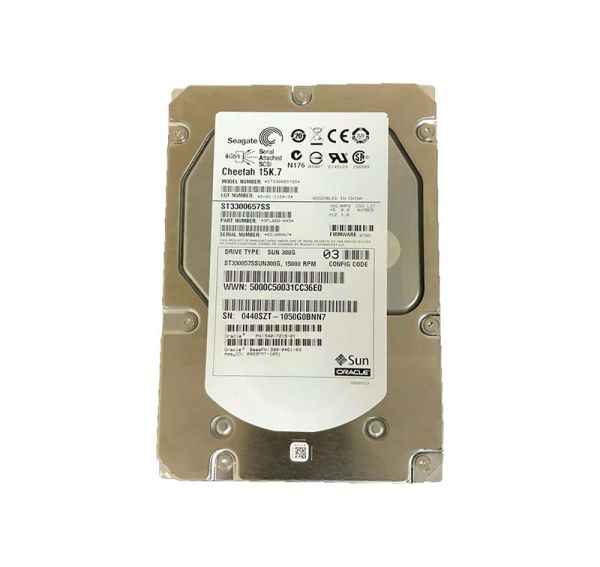 390-0461-02 Sun 300GB 15000RPM SAS 3GB/s Hot-Pluggable 16MB Cache 3.5-inch Hard Drive