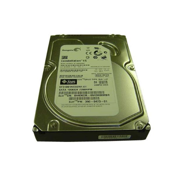390-0473 Sun 1TB 7200RPM SATA 3GB/s 32MB Cache 3.5-inch Hard Drive