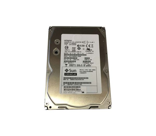 390-0483 Sun 600GB 15000RPM SAS 6GB/s Hot-Pluggable 16MB Cache 3.5-inch Hard Drive