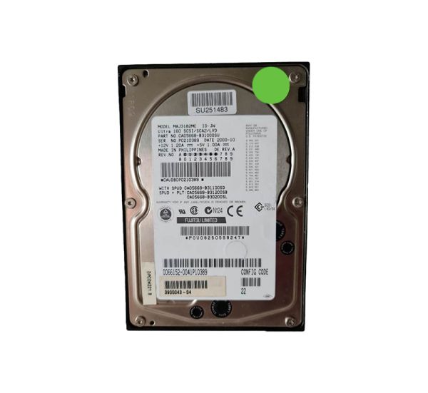 3900043-04 Sun 18.2GB 10000RPM Ultra-160 SCSI LVD Hot-Pluggable 80-Pin 3.5-inch Hard Drive