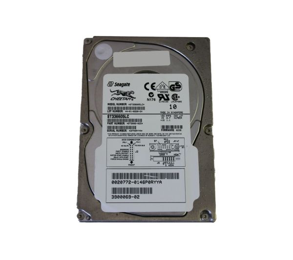 3900069-02 Sun 36.4GB 10000RPM Ultra-160 SCSI LVD Hot-Pluggable 80-Pin 3.5-inch Hard Drive