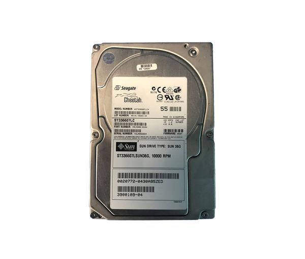 3900109-01 Sun 36.4GB 10000RPM Ultra-320 SCSI LVD Hot-Pluggable 80-Pin 3.5-inch Hard Drive