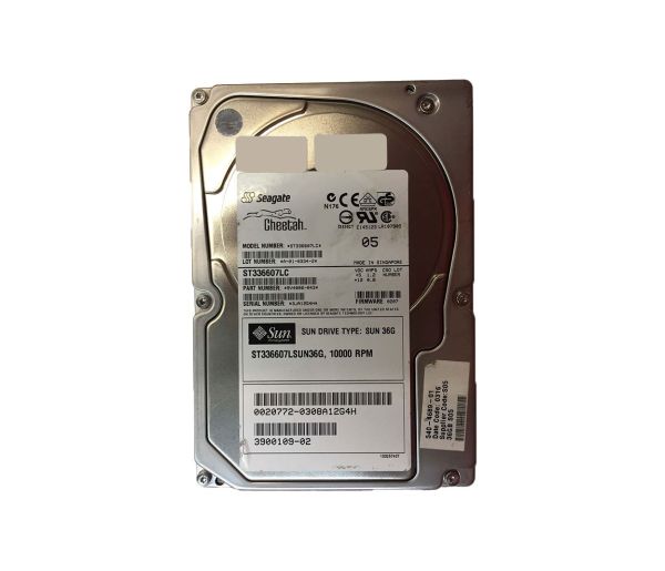 3900109 Sun 36.4GB 10000RPM Ultra-320 SCSI Hot-Pluggable 80-Pin (LVD) 3.5-Inch Hard Drive