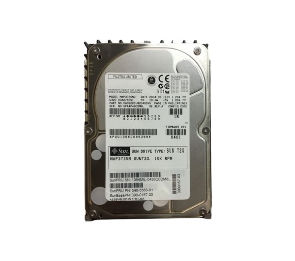 3900157-03 Sun 73GB 10000RPM Ultra-320 SCSI LVD Hot-Pluggable 80-Pin 3.5-inch Hard Drive