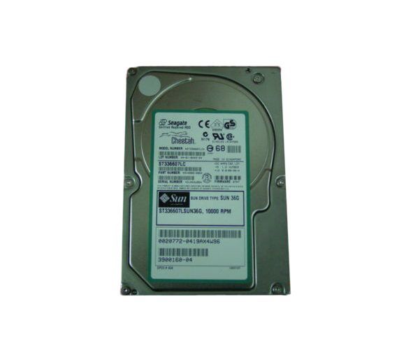 3900160 Sun 36.4GB 10000RPM Ultra-160 SCSI Hot-Pluggable 80-Pin (LVD) 3.5-Inch Hard Drive