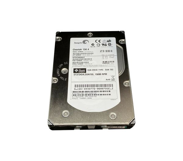3900202-02 Sun 73GB 15000RPM Ultra-320 SCSI LVD Hot-Pluggable 80-Pin 3.5-inch Hard Drive