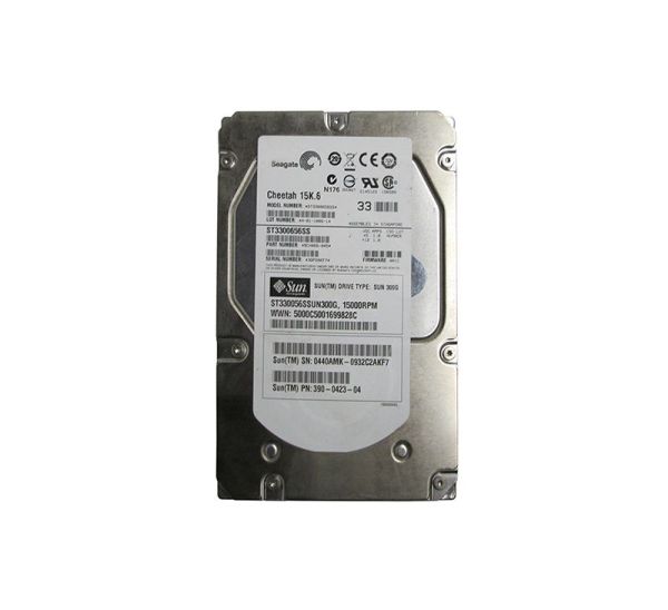 3900423 Sun 300GB 15000RPM SAS 3Gb/s Hot-Pluggable 16MB Cache 3.5-Inch Hard Drive