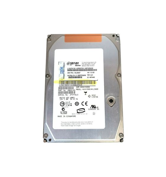 39J3697 IBM 141.12GB 15000RPM Ultra-320 SCSI Hot Swap Hard Drive (FC 4328)