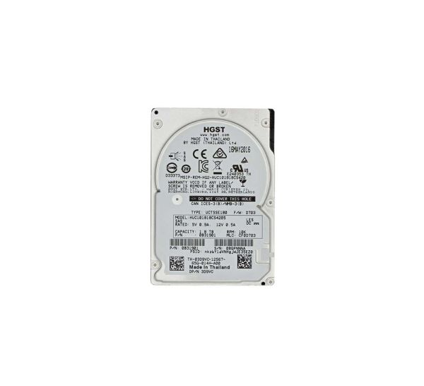 3D9VC Dell 1.8TB 10000RPM SAS 12Gb/s 512e 2.5-inch Hard Drive