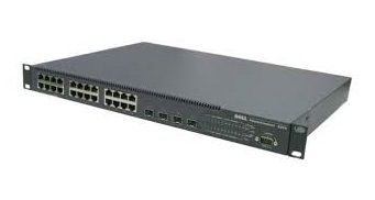 3N359 Dell PowerConnect 5224 24 x Ports 10/100/1000Base-T + 4 x SFP Combo Ports Layer 3 Managed 1U Rack-mountable Gigabit Ethernet Network Switch