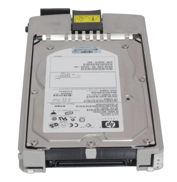 404670-003 HP 72.8GB 10000RPM Ultra-320 SCSI Hot-Pluggable LVD 80-Pin 3.5-inch Hard Drive
