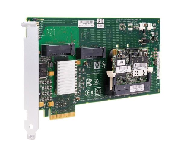 411508B21 HP Smart Array E200 PCI-Express 8-Port Serial Attached SCSI/SAS RAID Controller Card with 128MB Cache Memory