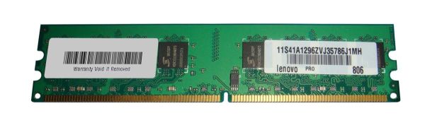 41A1296 IBM 1GB DDR2-667MHz PC2-5300 non-ECC Unbuffered CL5 240-Pin DIMM 1.8V Memory Module
