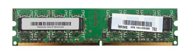 41X1080 Lenovo 1GB DDR2-800MHz PC2-6400 ECC Registered CL6 240-Pin DIMM 1.8V Memory Module
