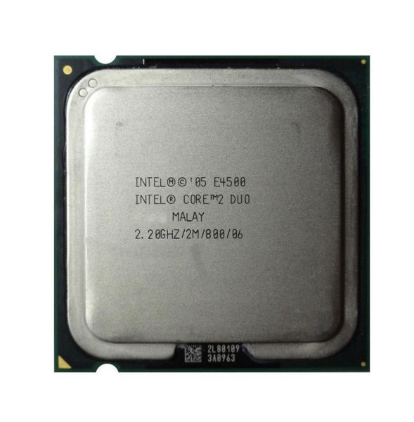 BXC80557E4500 Intel Core 2 Duo E4500 2-Core 2.20GHz 800MHz FSB 2MB L2 Cache Socket LGA775 Processor