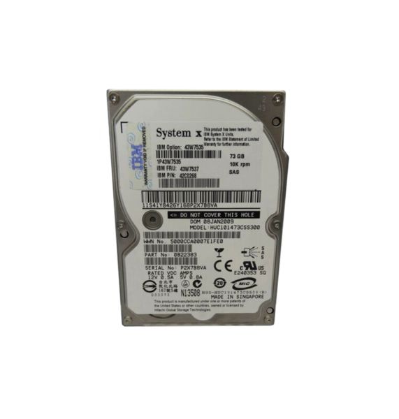 42C0268 IBM 73GB 10000RPM SAS Hot-Swappable 2.5-inch Hard Drive