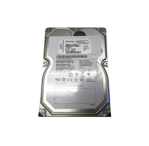 42C0279 IBM 750GB 7200RPM SAS 3GB/s 16MB Cache Hot-Swappable 3.5-inch Hard Drive
