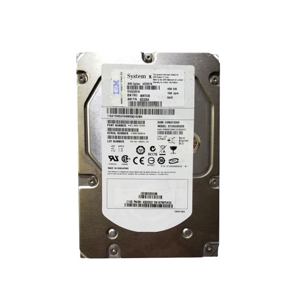 42D0519 IBM 450GB 15000RPM SAS Hot-Swappable 3.5-inch Hard Drive