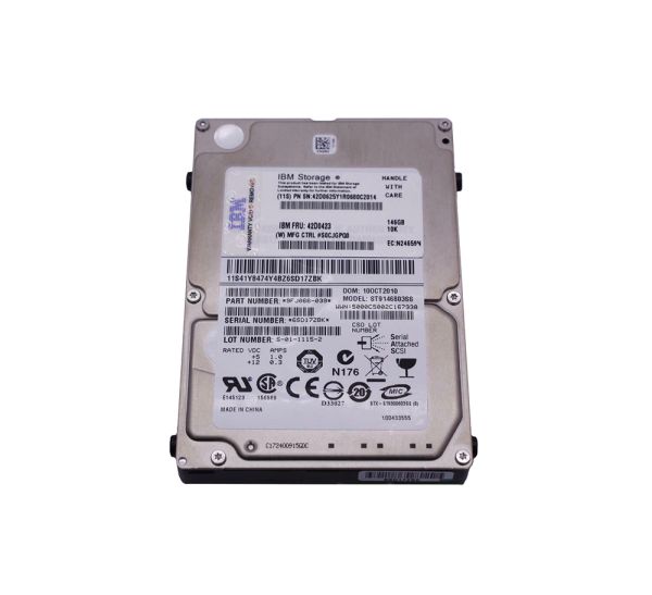 42D0625 IBM 146GB 10000RPM SAS 3Gb/s 2.5-inch Hard Drive