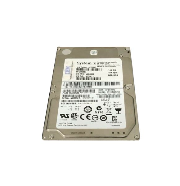 42D0671 IBM 146GB 15000RPM SAS 6.0Gb/s 2.5-inch Hard Drive