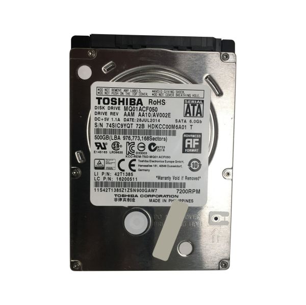 42T1385 Lenovo 500GB 7200RPM SATA 6Gb/s 2.5-inch Hard Disk Drive