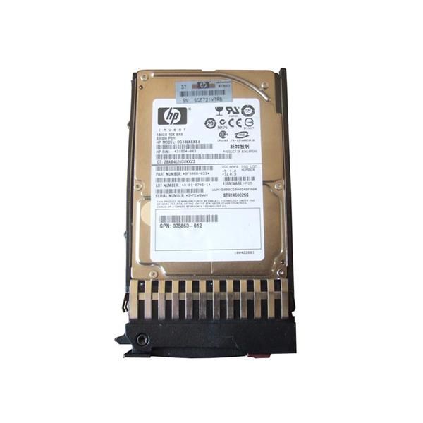 431958-S21 HP 146GB 10000RPM SAS 3GB/s Hot-Pluggable Single Port 2.5-inch Hard Drive