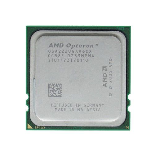 439189-B21 HP 2.8 GHz 2MB L2 Cache Socket F AMD Opteron 2220 Dual-Core Processor for ProLiant DL365 Gen1