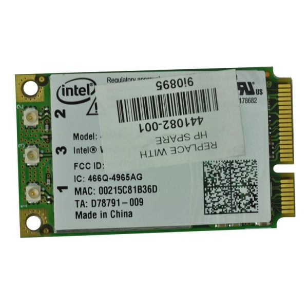441082-001 HP Mini PCI-Express 54G WiFi 802.11a/b/g/n High-Speed Wireless LAN Network Interface Card for Pavilion Notebook Series