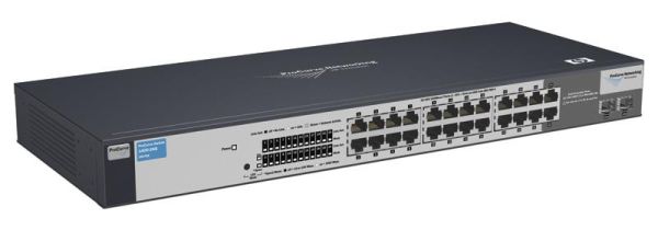 J9078A HP Procurve 1400-24G 24xPorts 10/100/1000Base-T LAN 2xSFP(Mini-GBIC) Layer-2 Unmanaged Gigabit Ethernet Network Switch